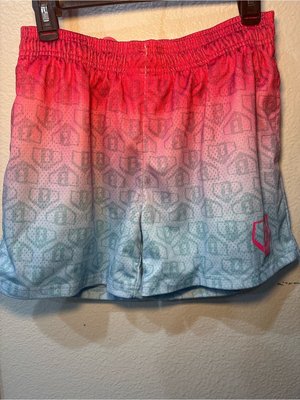 Baseball Lifestyle 101 Gradient Cotton Candy Mesh Shorts Men’s Small EUC